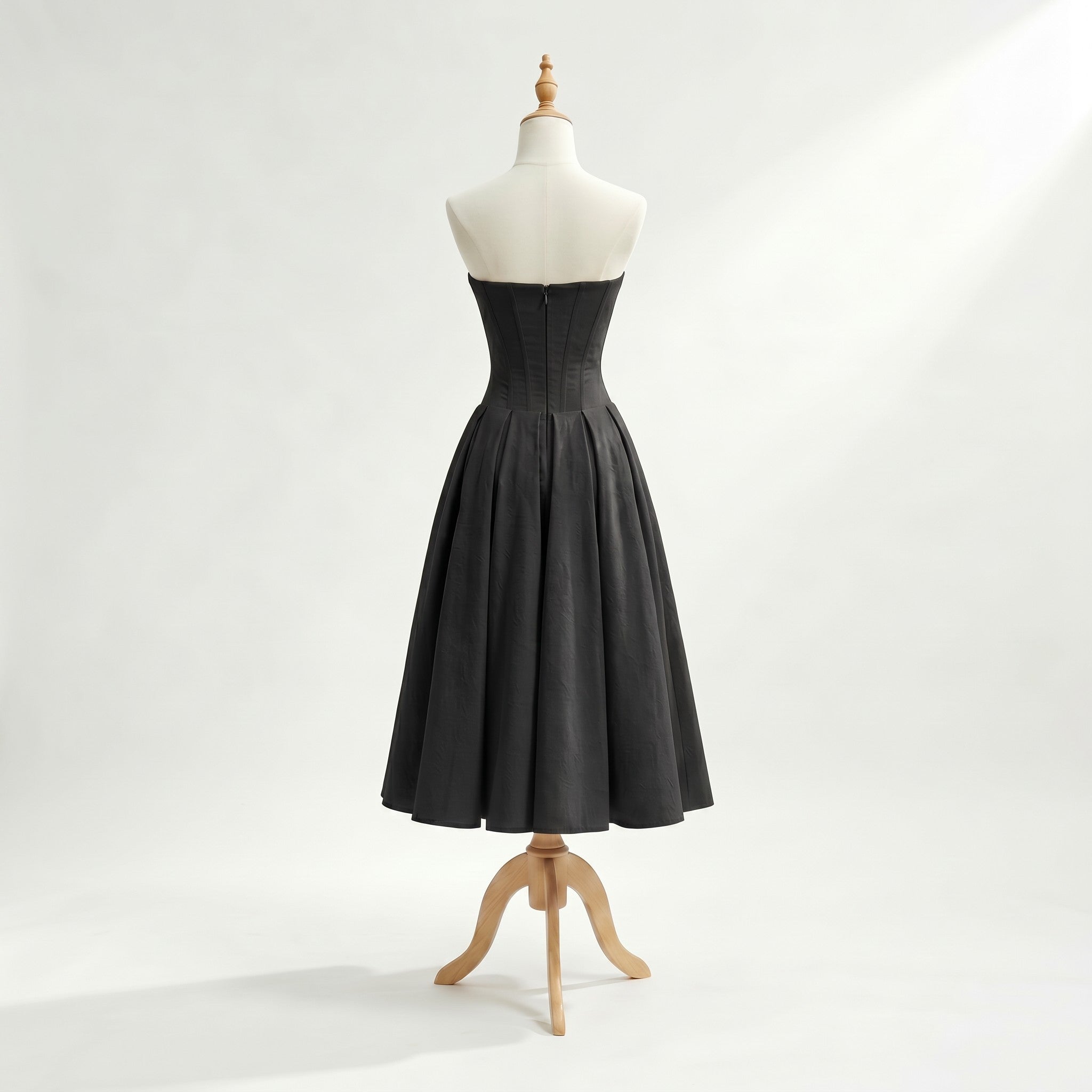 black-polyester-corset-midi-dress-product-back-eos-radiance