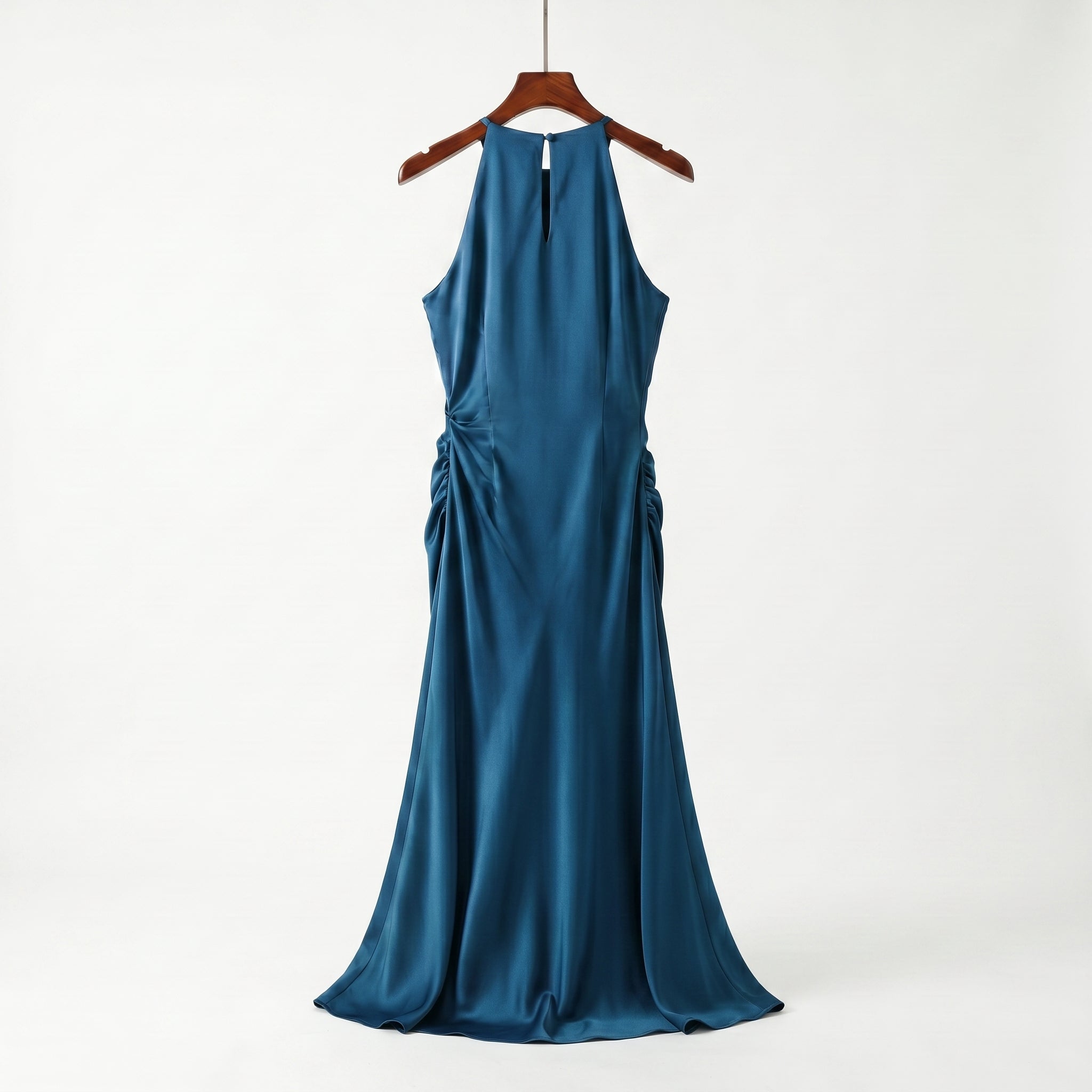 blue-satin-halter-dress-product-back-selene-splendor