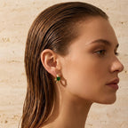 emerald-gold-plated-brass-earring-model-emerald-flare