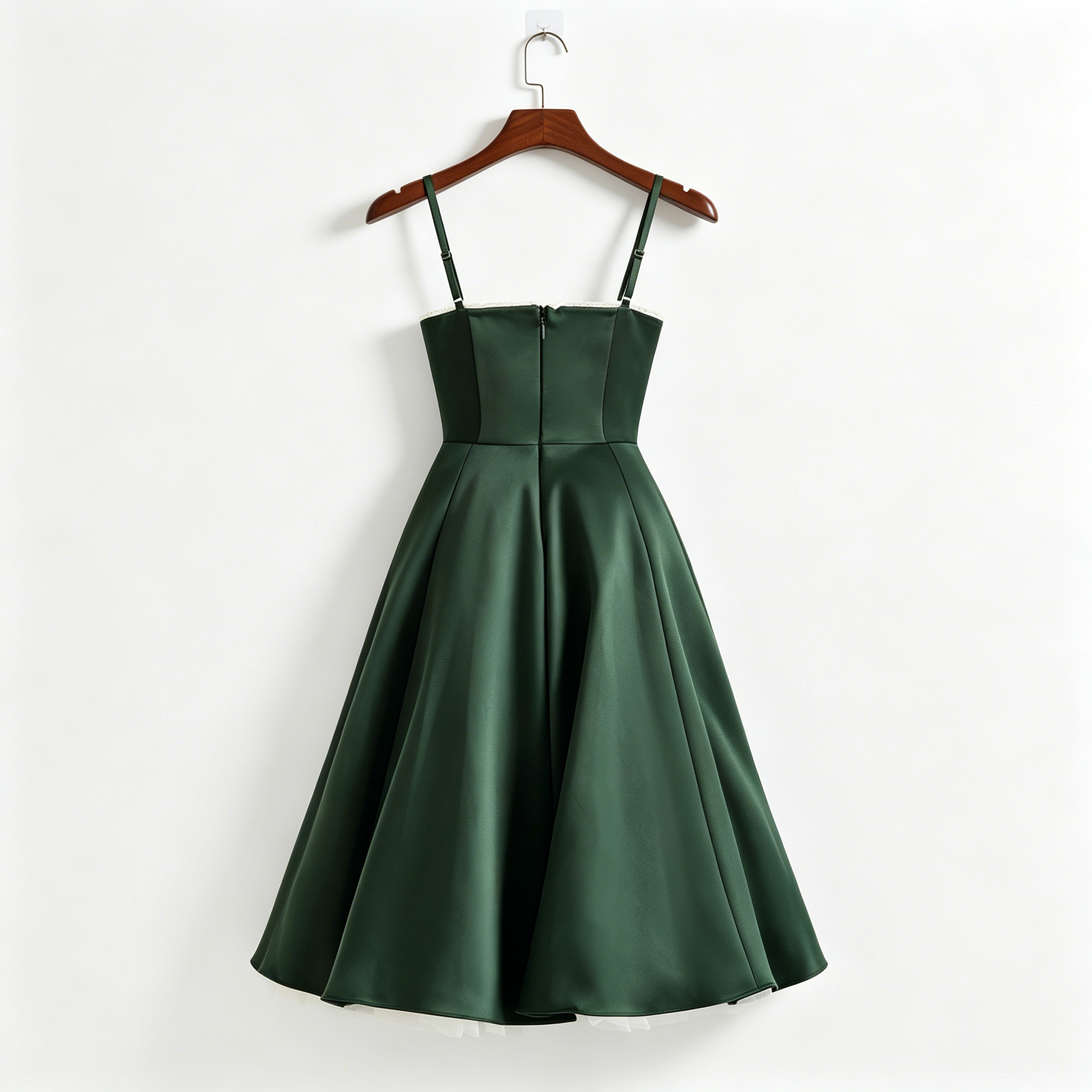 emerald-satin-a-line-midi-dress-product-back-juno-muse