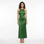 emerald-satin-halter-dress-front