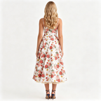 floral-satin-a-line-midi-dress-back-model-juno-muse