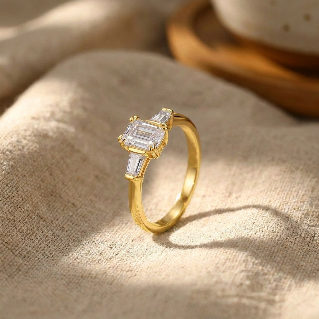 gold-moissanite-ring-on-hand-cloudmist-empress