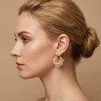 gold-pearl-cluster-earrings-lifestyle-luna-cluster