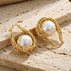 gold-plated-pearl-knot-earrings-texture-detail-luna-knot
