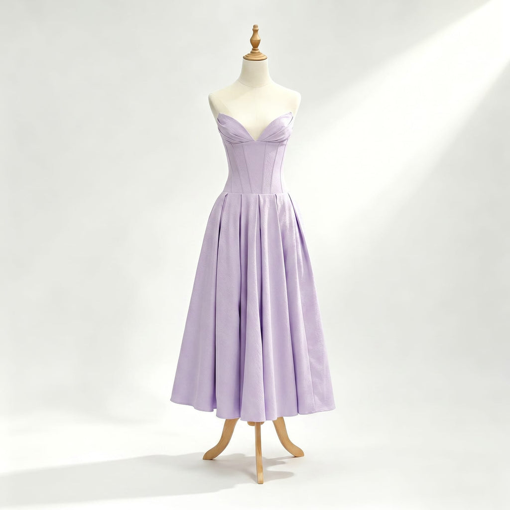 lavender-polyester-dress-display-front-eos-radiance