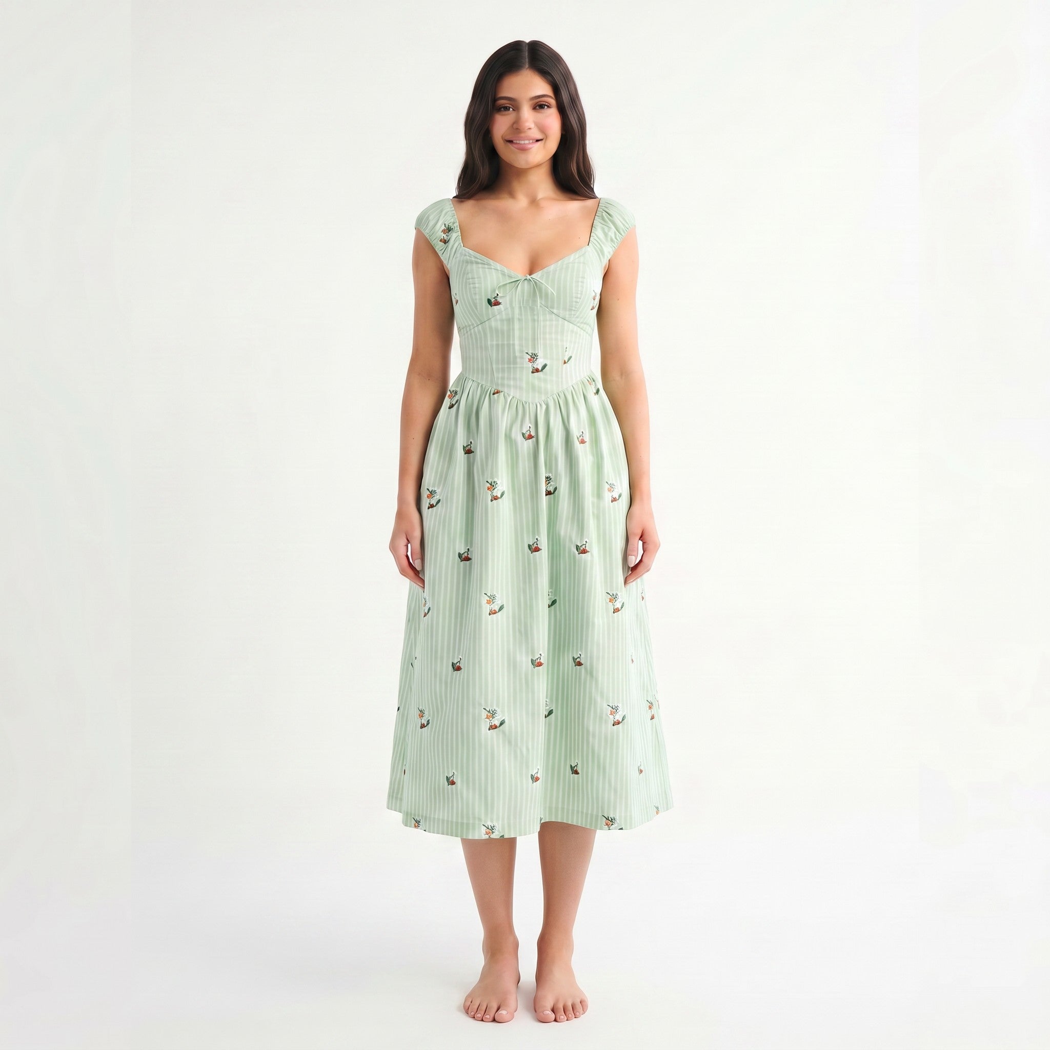 mint-green-polyester-front-model-ianthe-garden