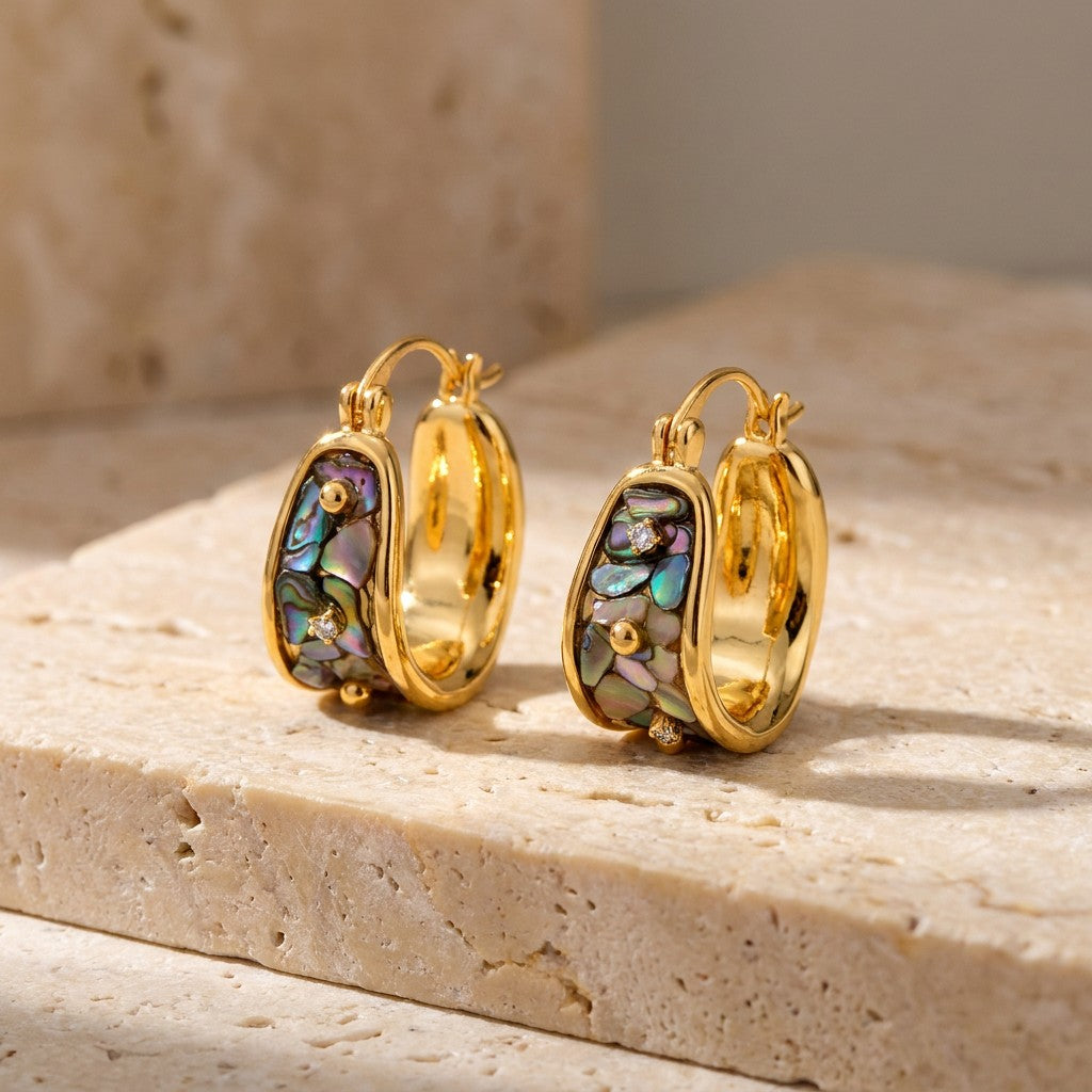 multicolor-abalone-shell-hoop-earring-creative-aura-shell