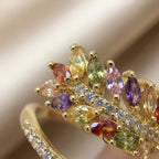 multicolor-pearl-moissanite-gold-plated-brass-ring-closeup-details-silkfrost-symphony