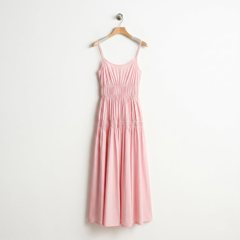 pink-polyester-dress-display-front-psyche-whisper