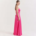 radiant-pink-satin-urania-radiance-back-model