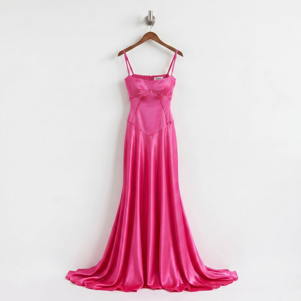 radiant-pink-satin-urania-radiance-front-display