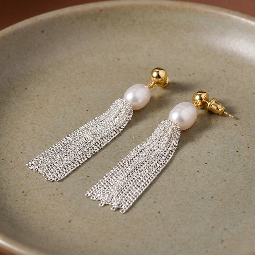 silver-pearl-tassel-earrings-closeup-luna-tassel