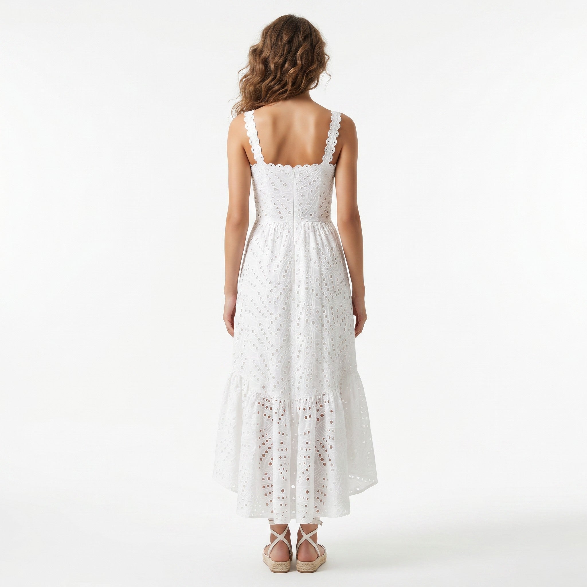 white-cotton-dress-back-model-auxo-bloom