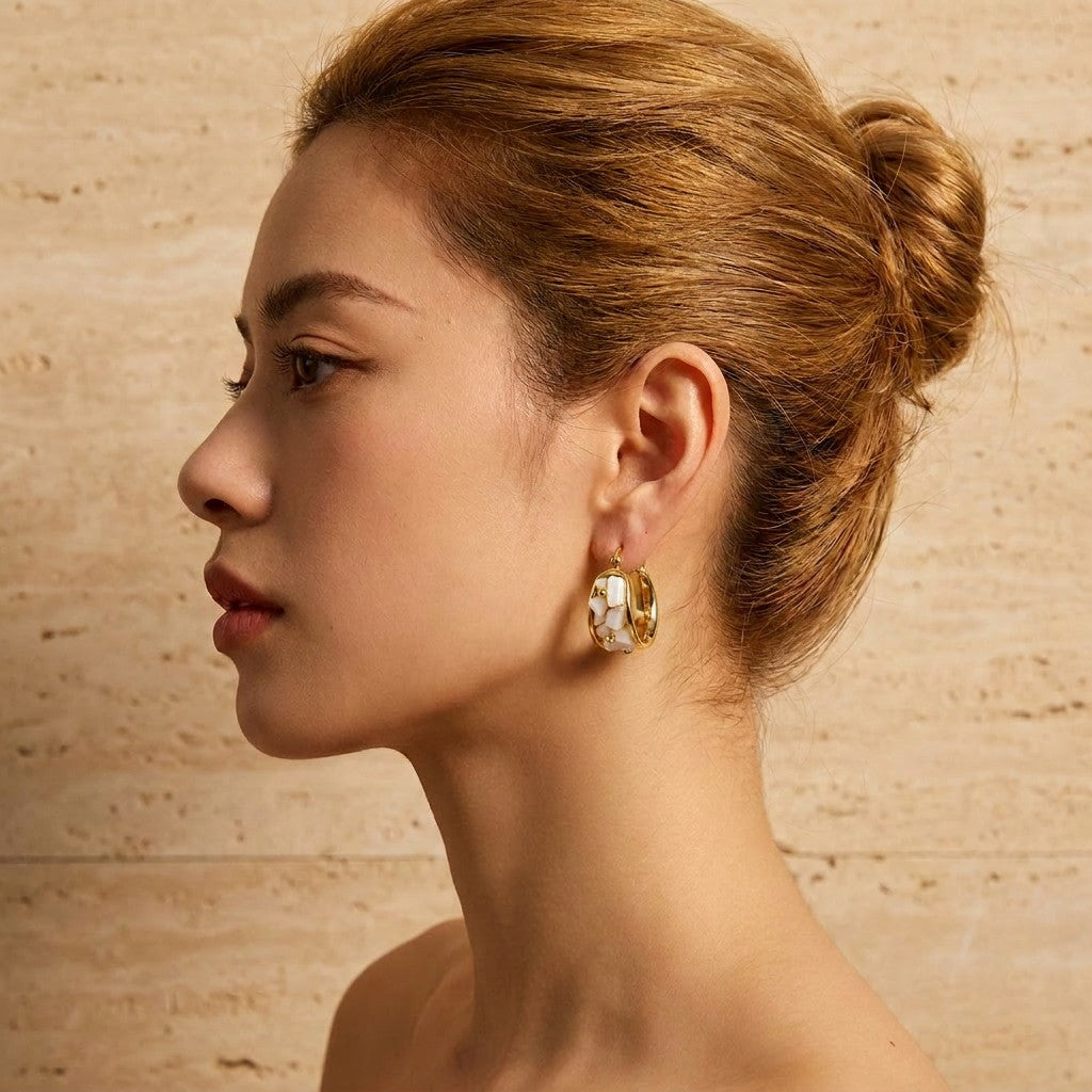 white-gold-shell-hoop-earring-closeup-aura-shell