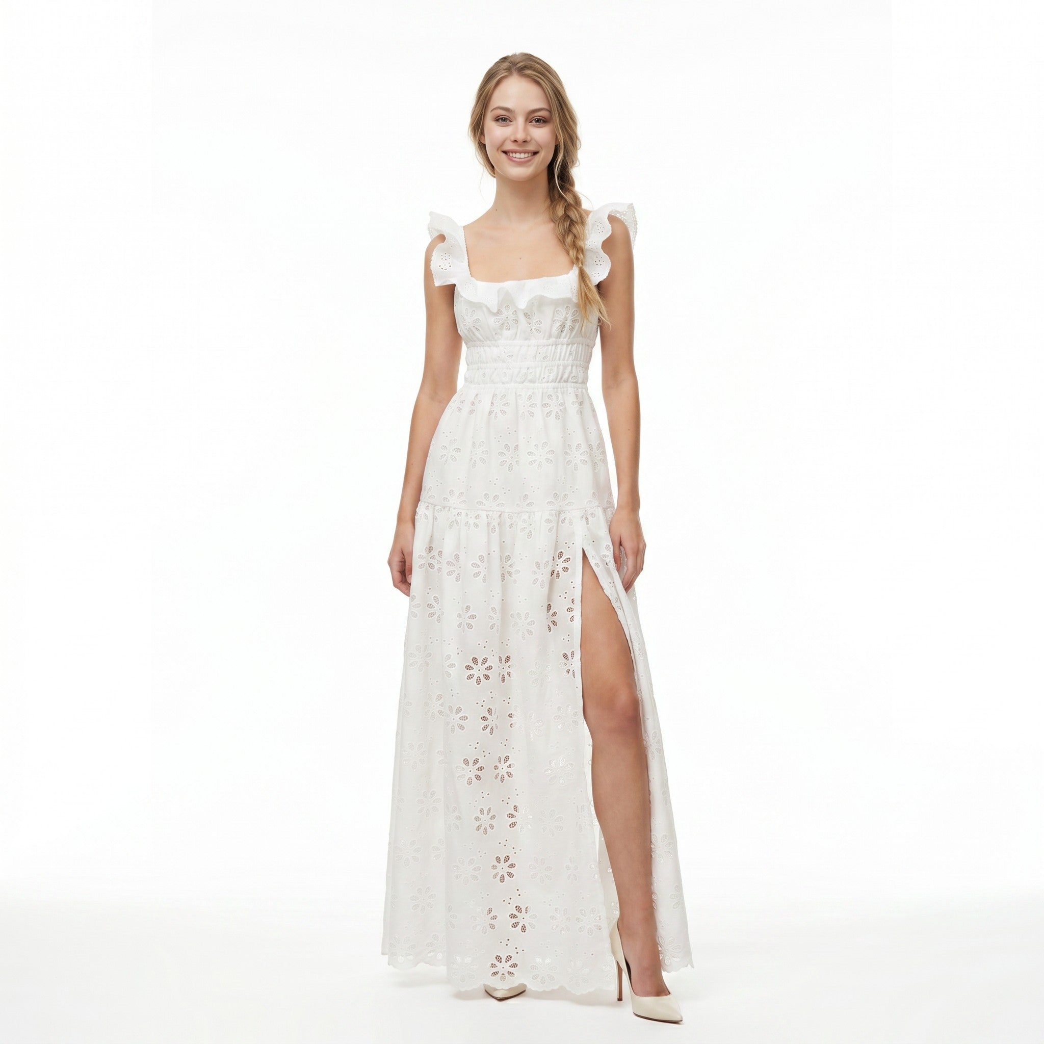 white-polyester-spandex-front-model-hebe-breeze