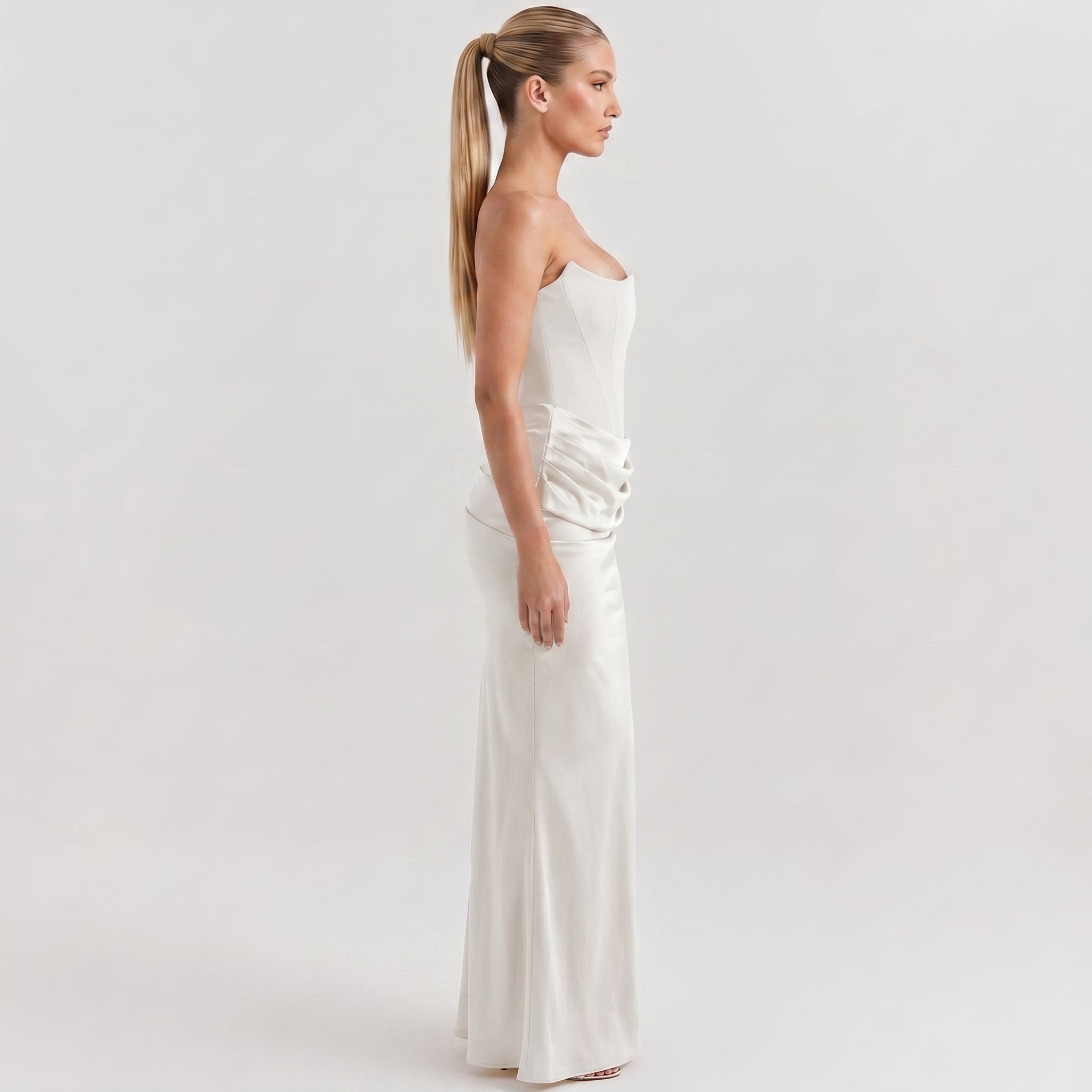 white-satin-corset-maxi-dress-side-model-aphrodite-allure