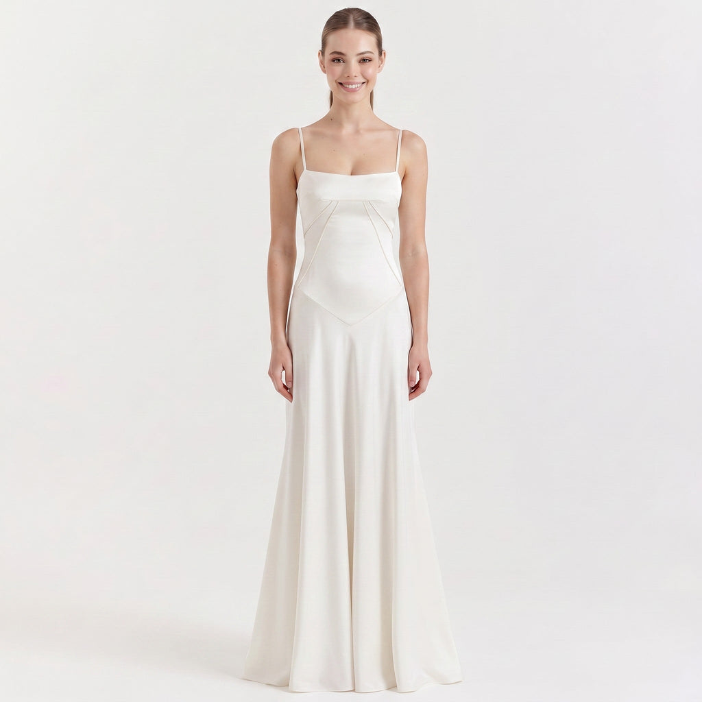 white-satin-gown-front-model-urania-radiance