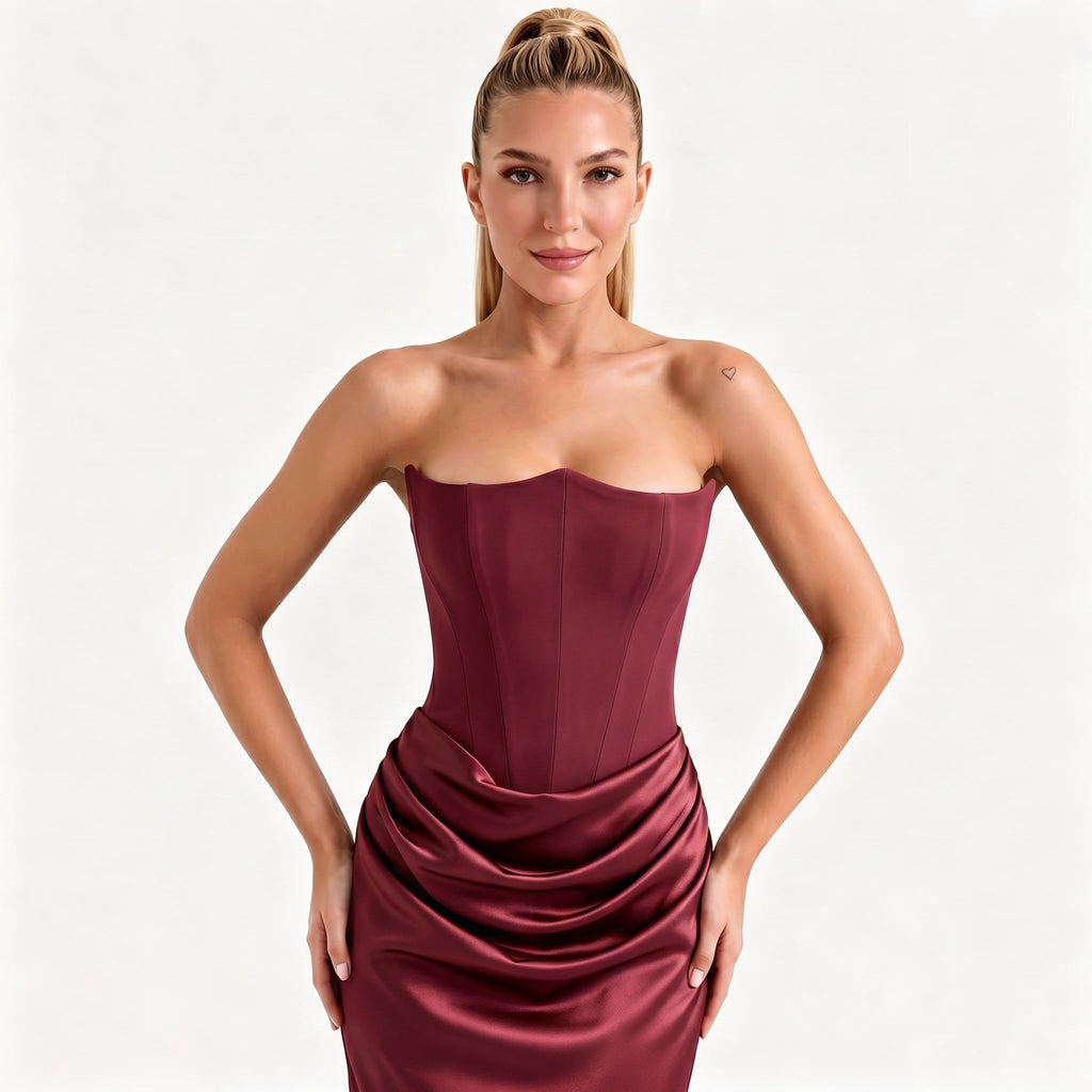 wine-satin-corset-maxi-dress-feature-detail-aphrodite-allure