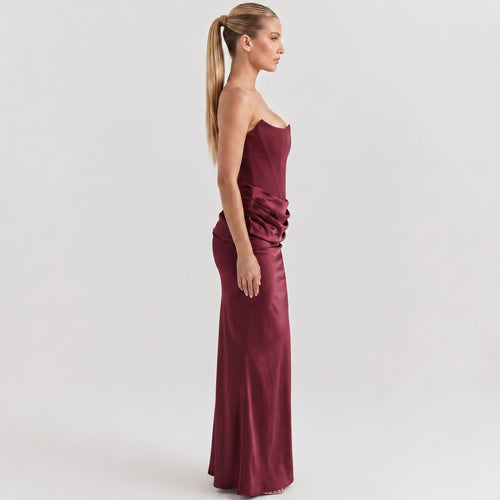 wine-satin-corset-maxi-dress-side-model-aphrodite-allure
