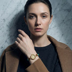 women-gold-beaded-watch-model-display-aria-celestial