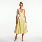 yellow-acetate-halter-midi-dress-front-model-alcestis-grace
