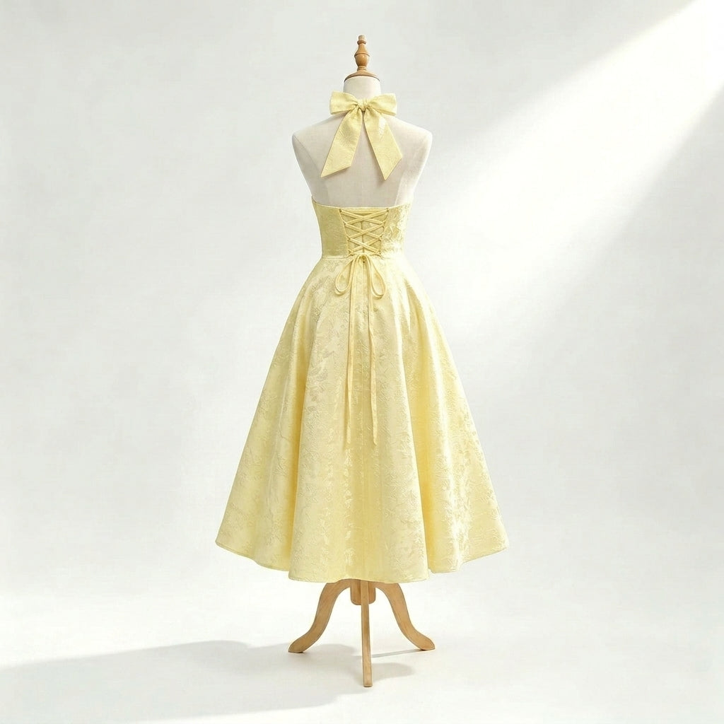 yellow-acetate-halter-midi-dress-product-back-alcestis-grace