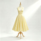 yellow-acetate-halter-midi-dress-product-front-alcestis-grace
